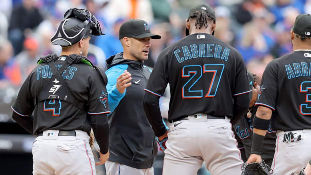 Miami Marlins right-hander Edward Cabrera